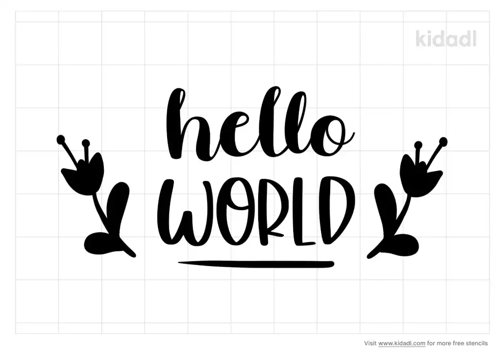 Hello World Stencil