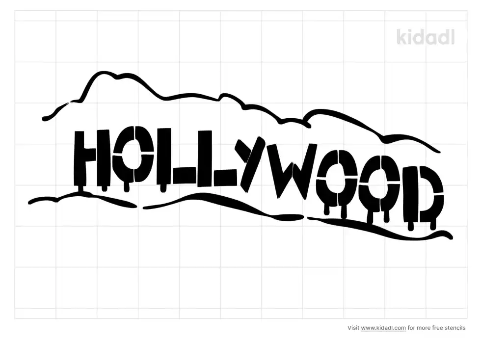 Hollywood Stencil