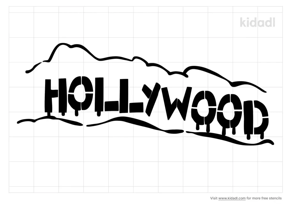 Hollywood Stencil