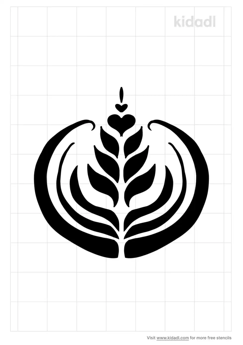 Latte Stencil