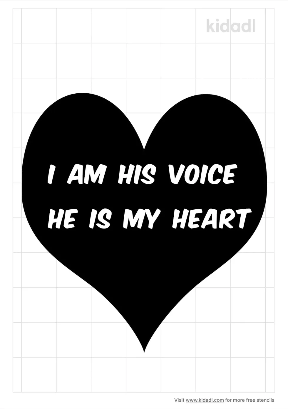 I Am His Voice He Is My Heart