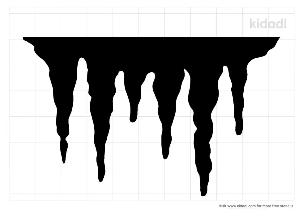 Icicle Stencil