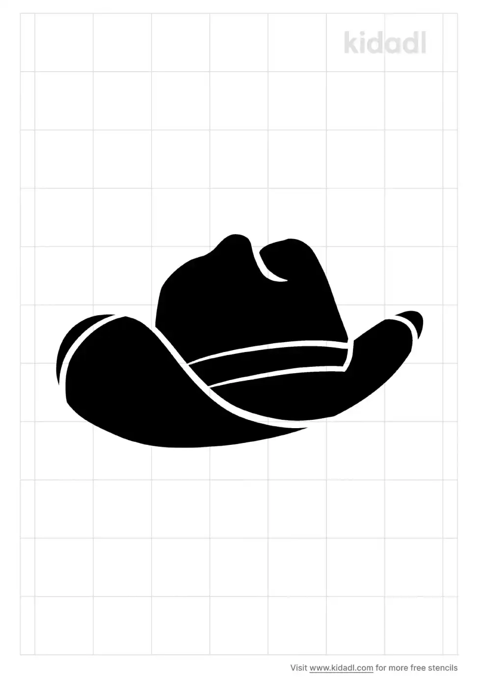 Bolero Hat Stencil