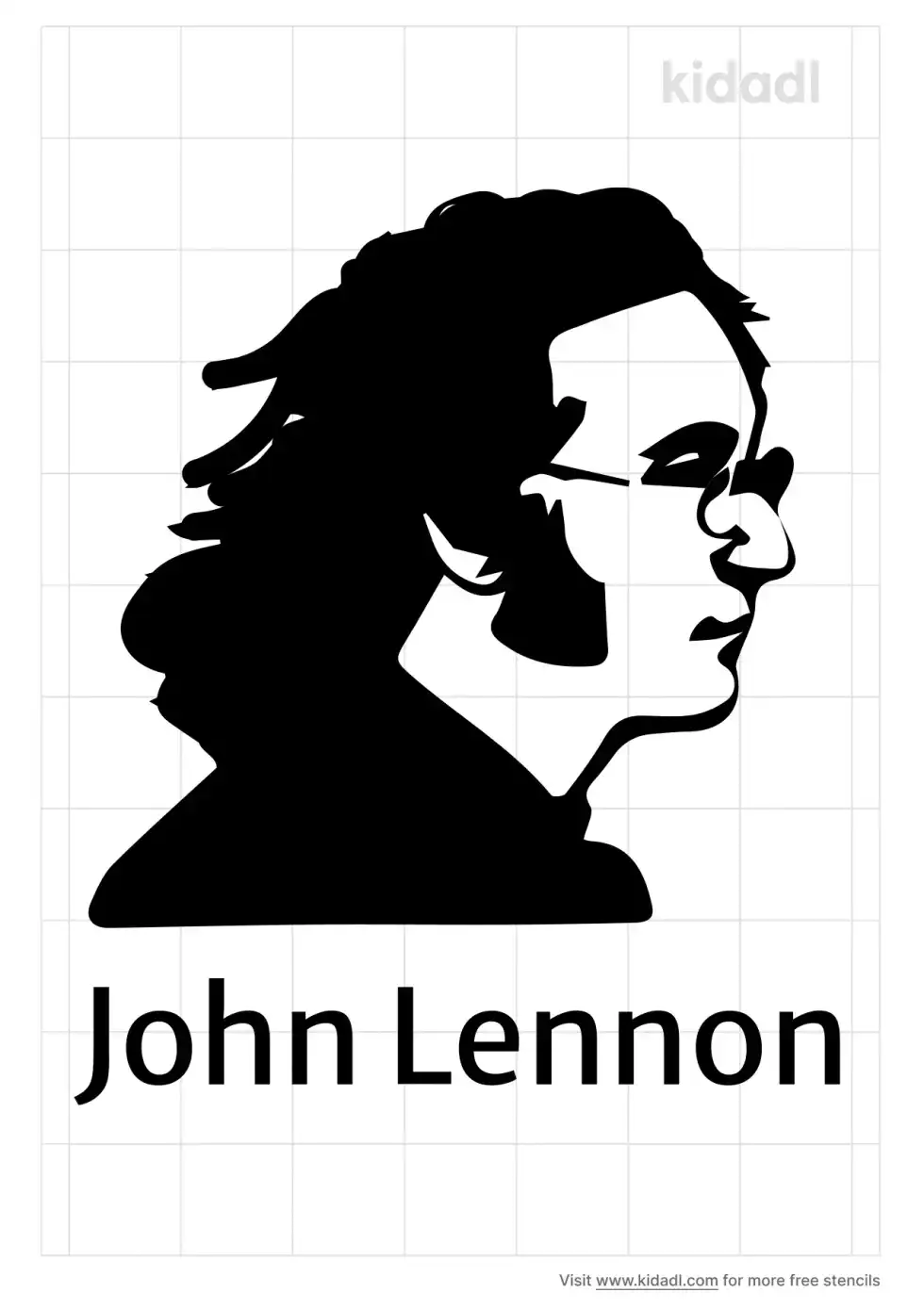 John Lennon Stencil
