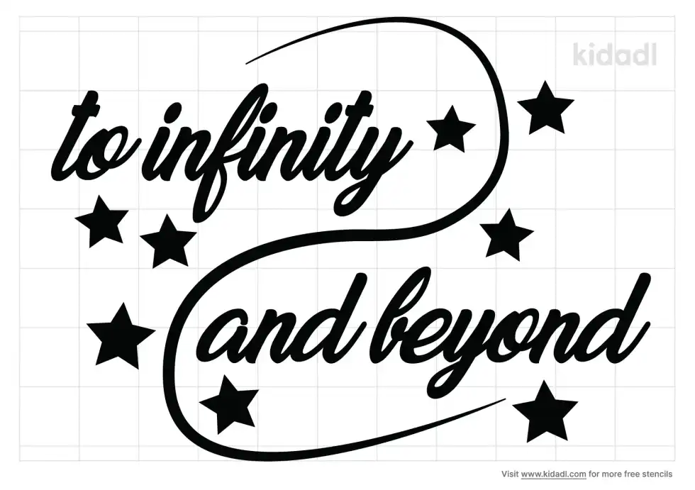 Infinity And Beyond Stencil