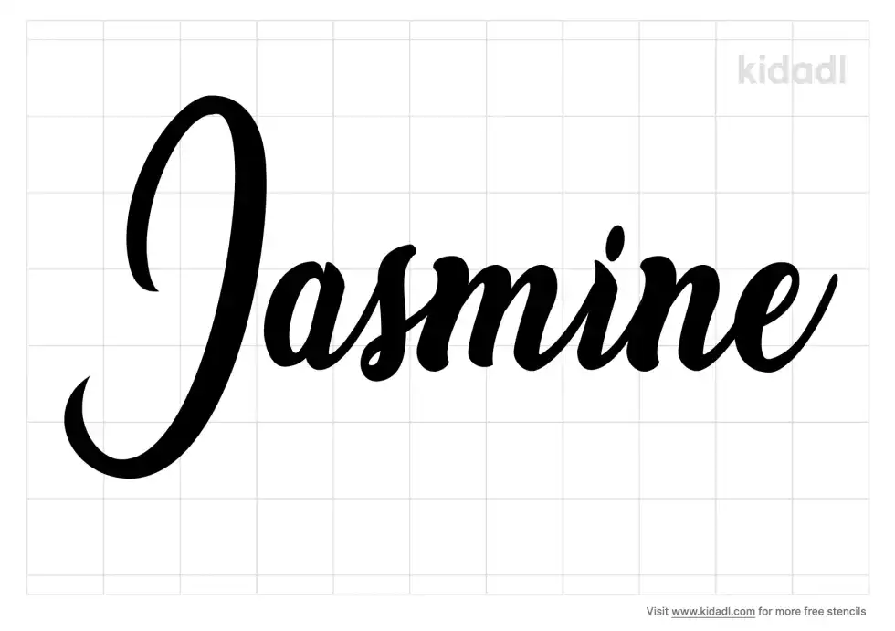 Jasmine Stencil