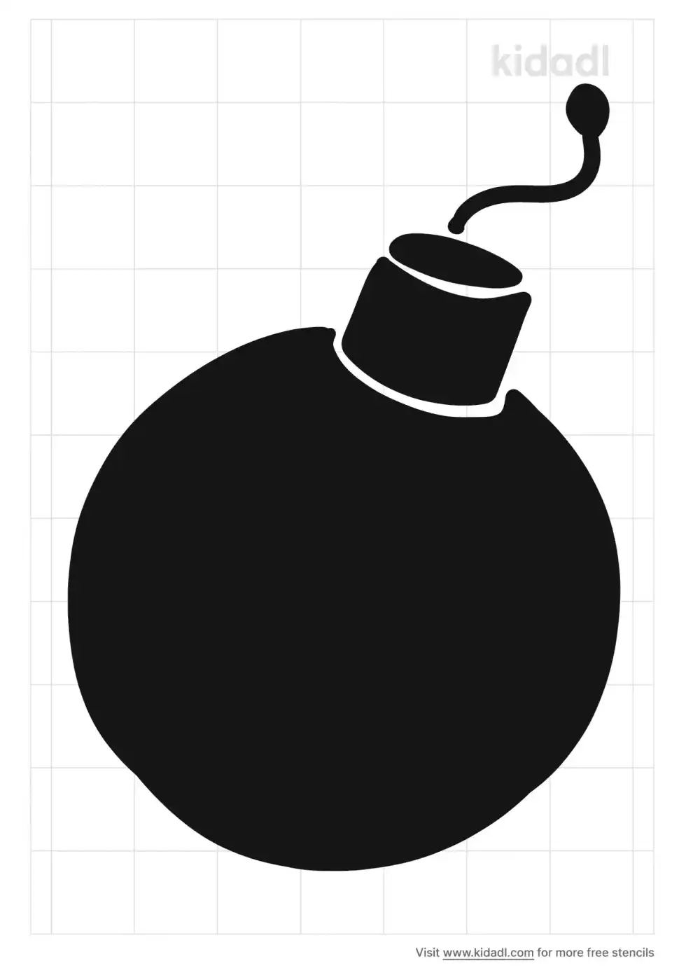 Old Bombs Stencil
