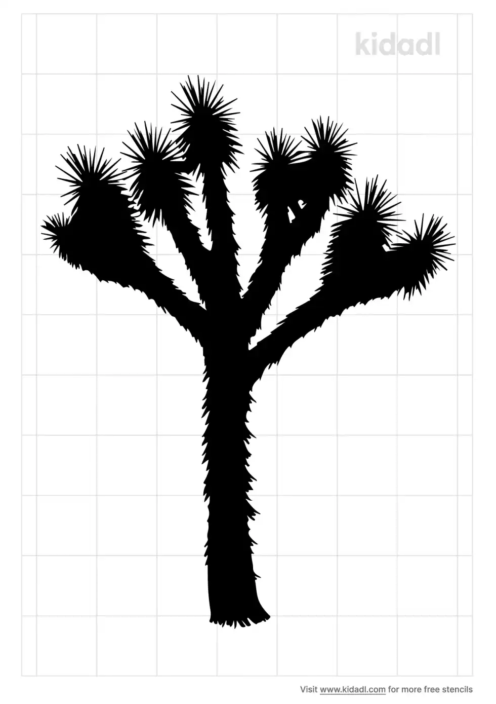 Joshua Tree Stencil