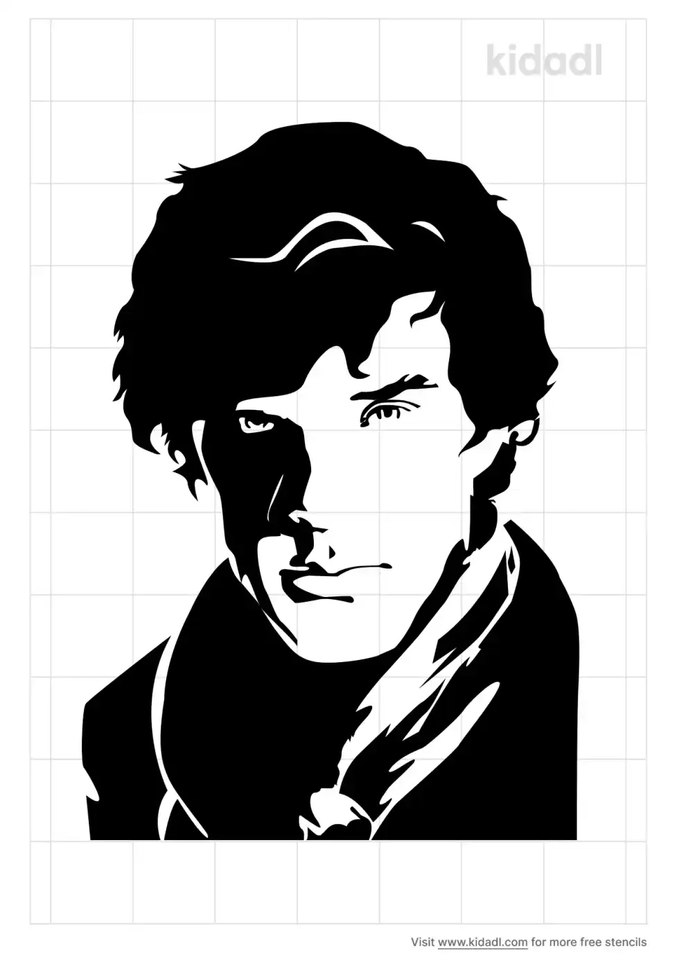 Benedict Cumberbatch Stencil