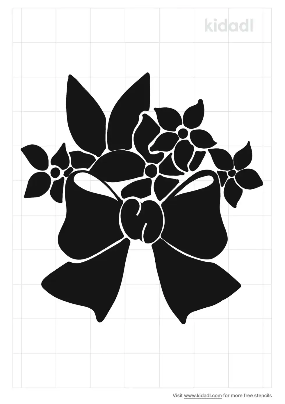 Bowflower Stencil