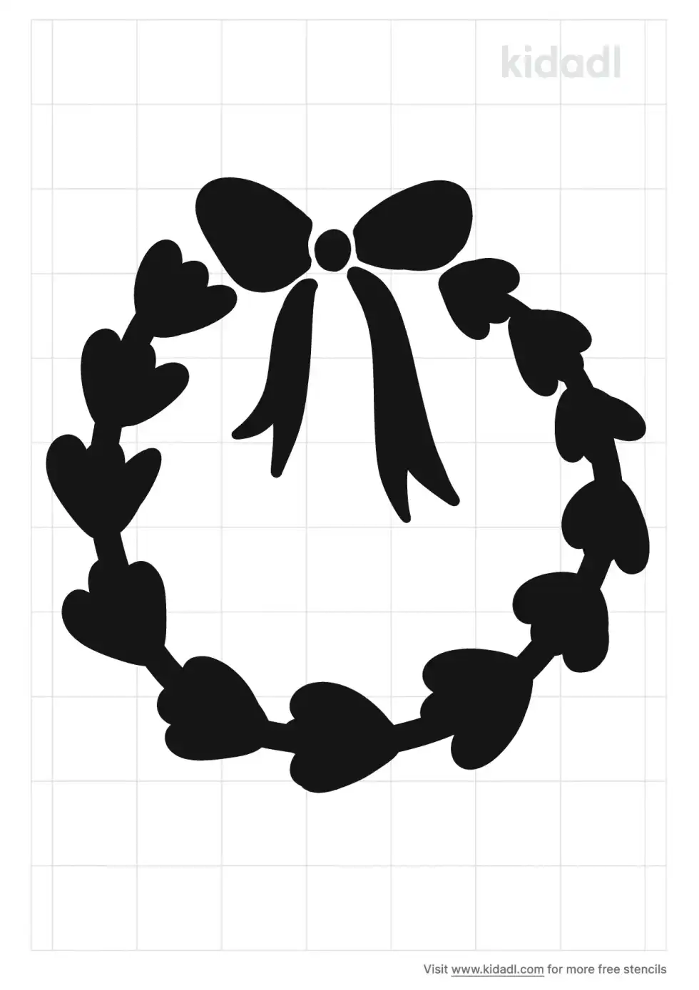 Boxwood Wreath Stencil