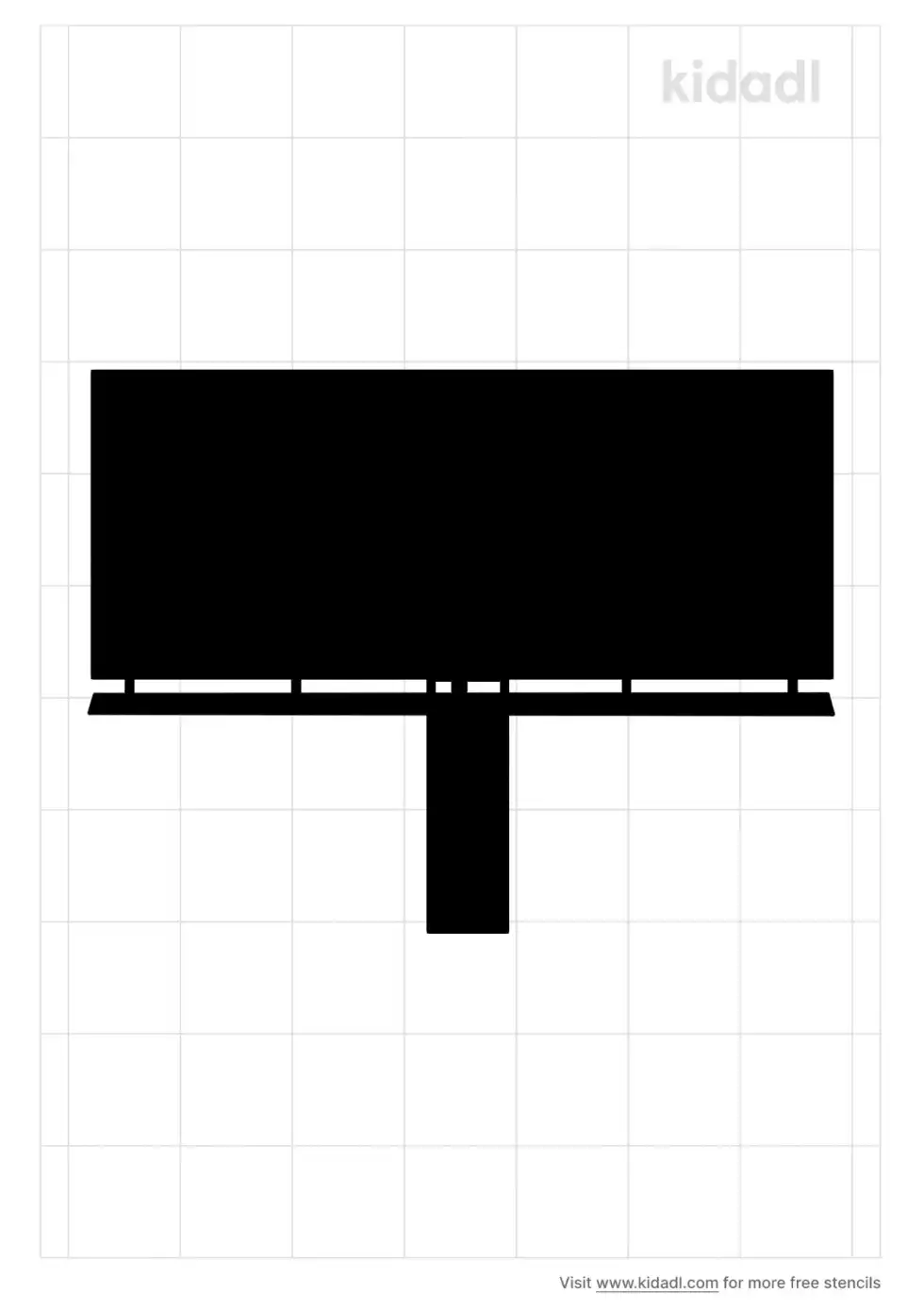 Billboard Boarder Stencil