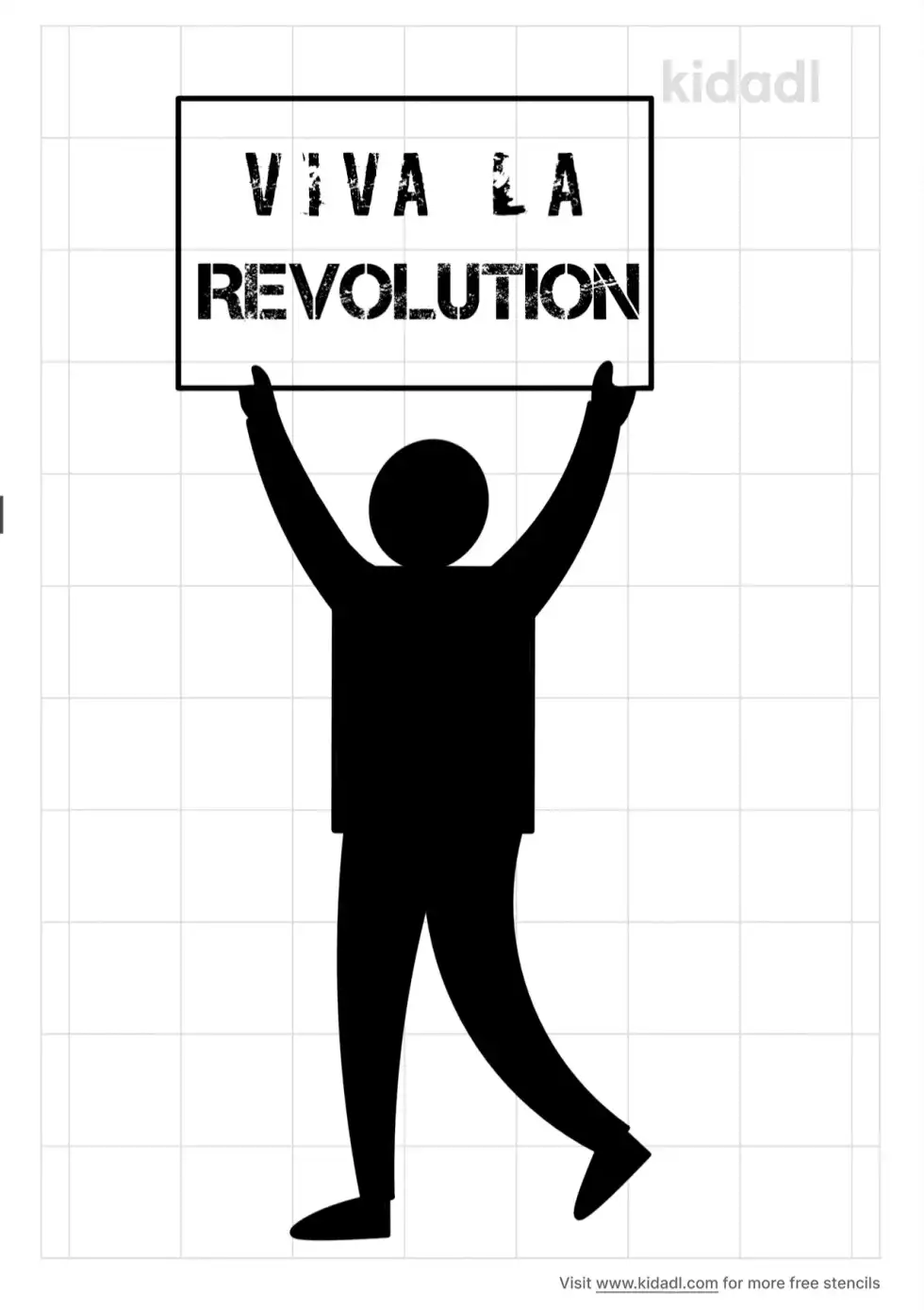 French Revolution Stencil
