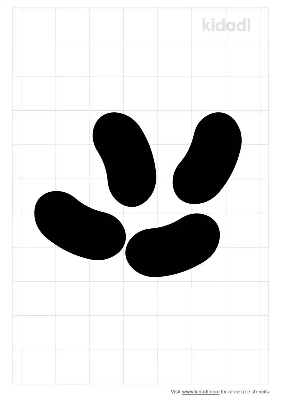 Jelly Bean Stencil