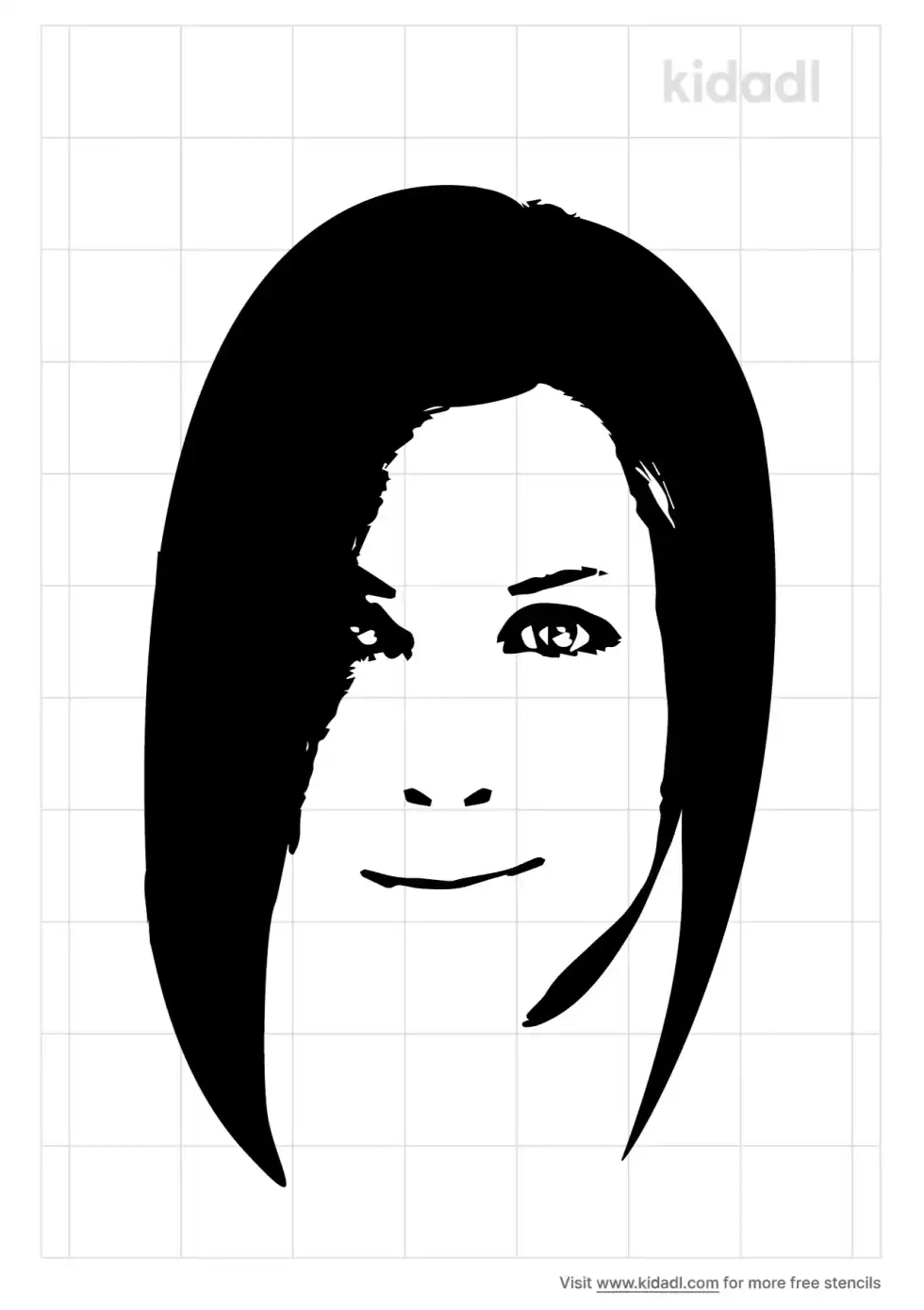 Jennifer Aniston Stencil