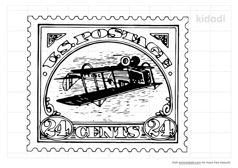 Inverted Jenny Stencil