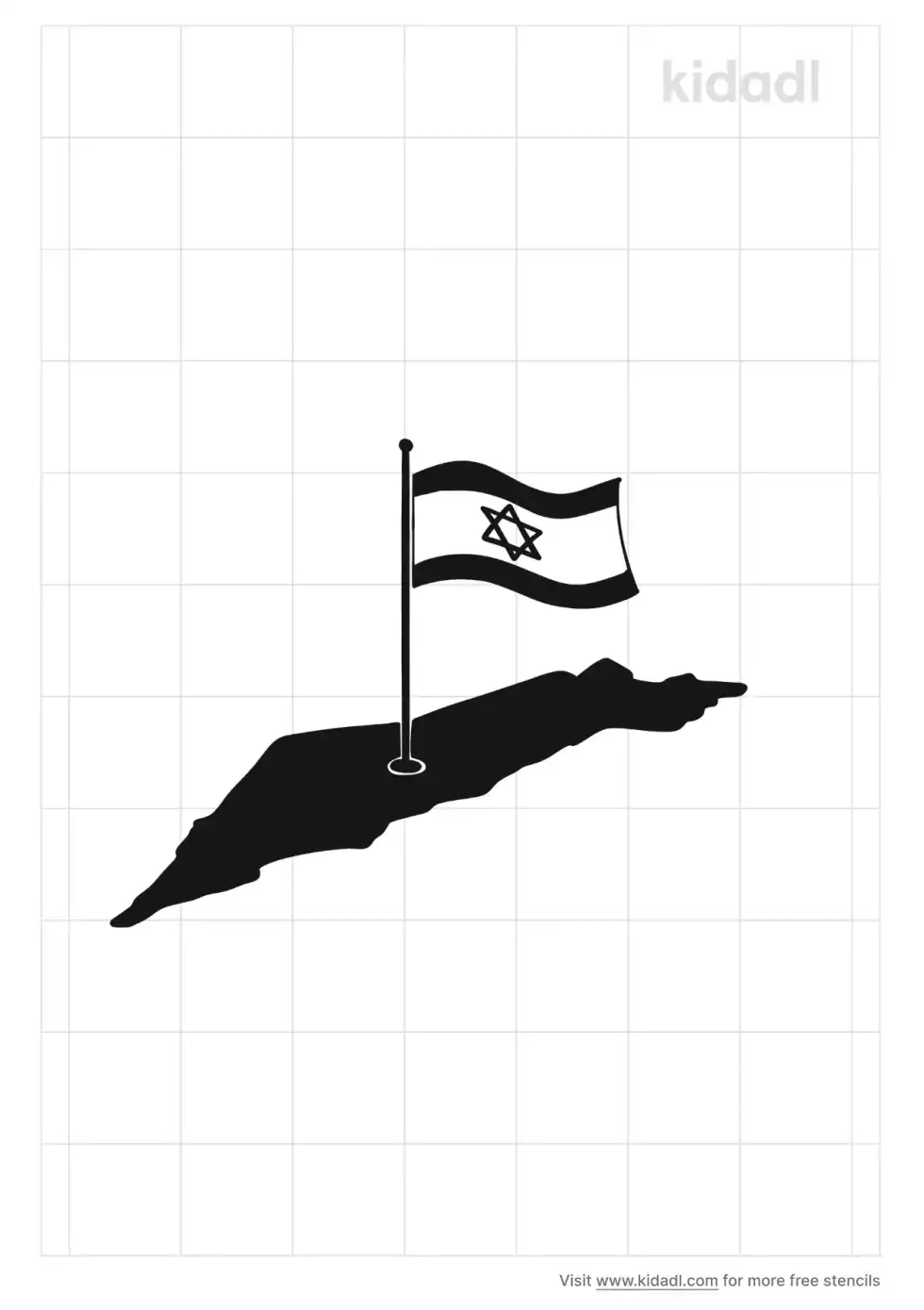 Israel Stencil