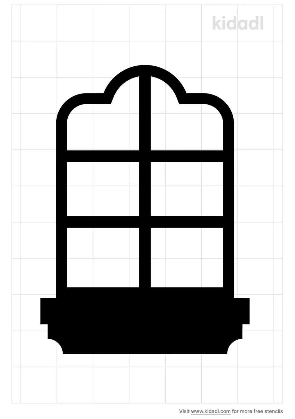 Window Frame Stencil