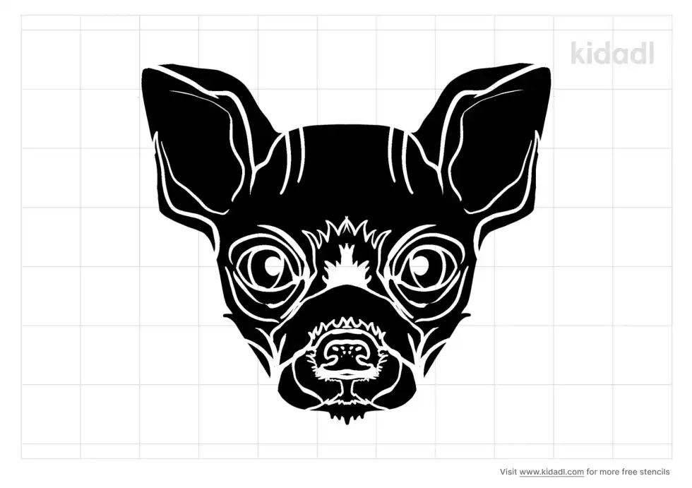 Chihuahua Dog Stencil