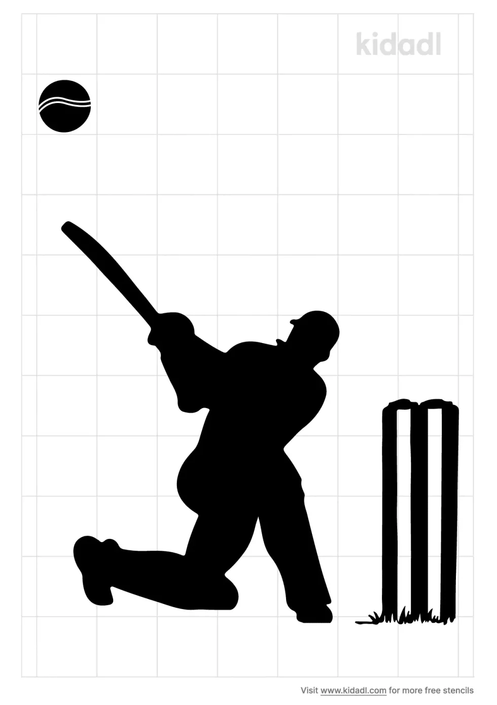 Cricket Stencil