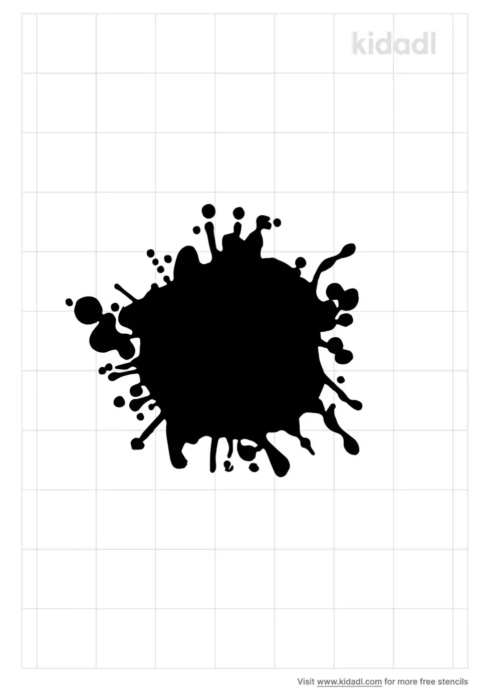 Bird Poop Stencil