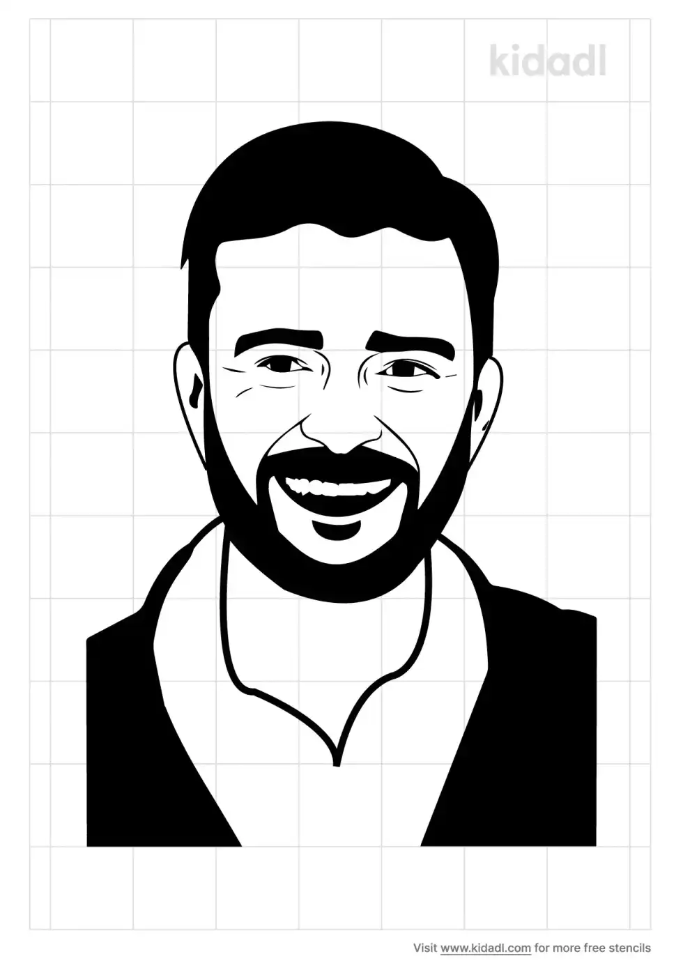 Justin Timberlake Stencil