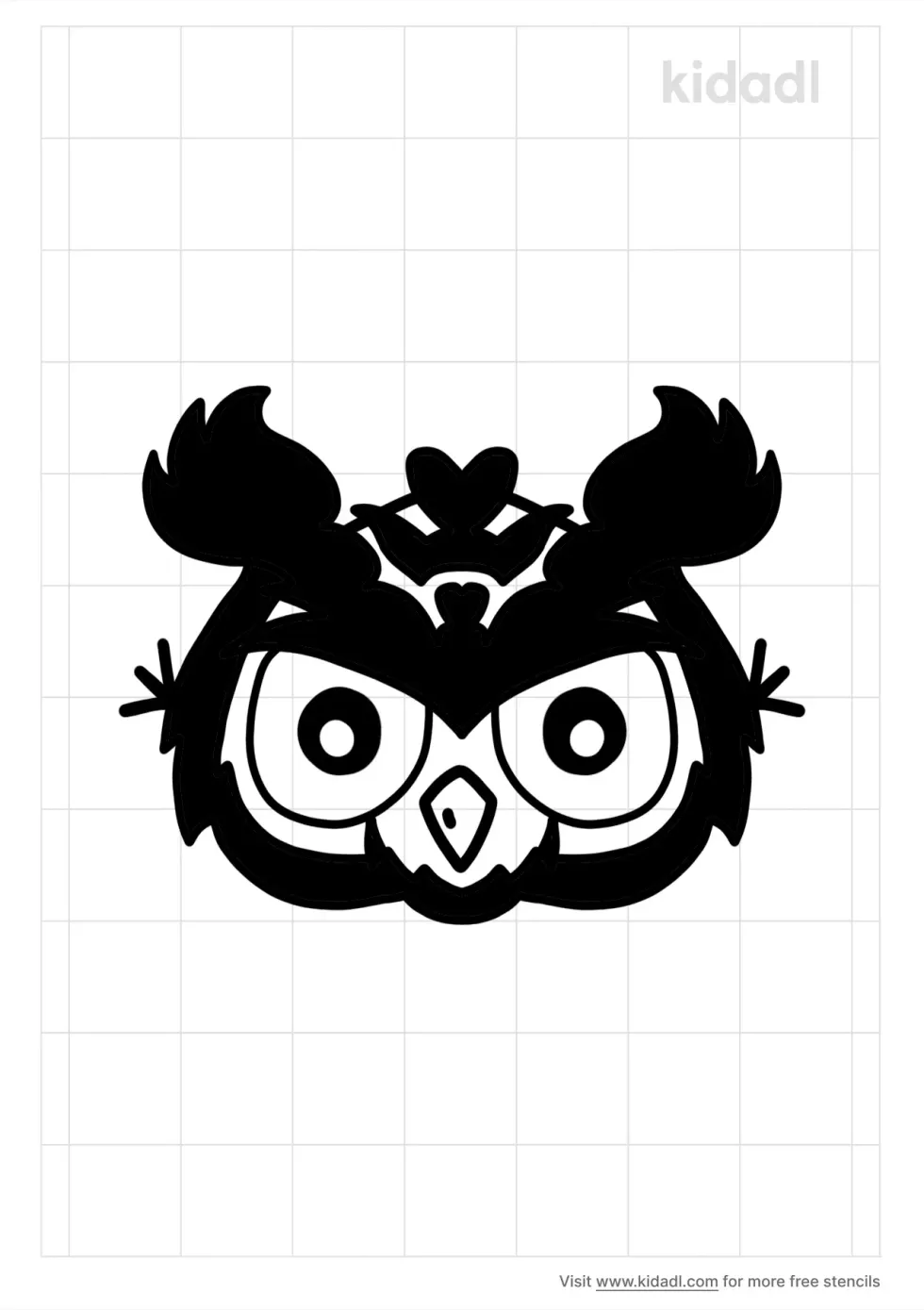 Beautiful Owl Face