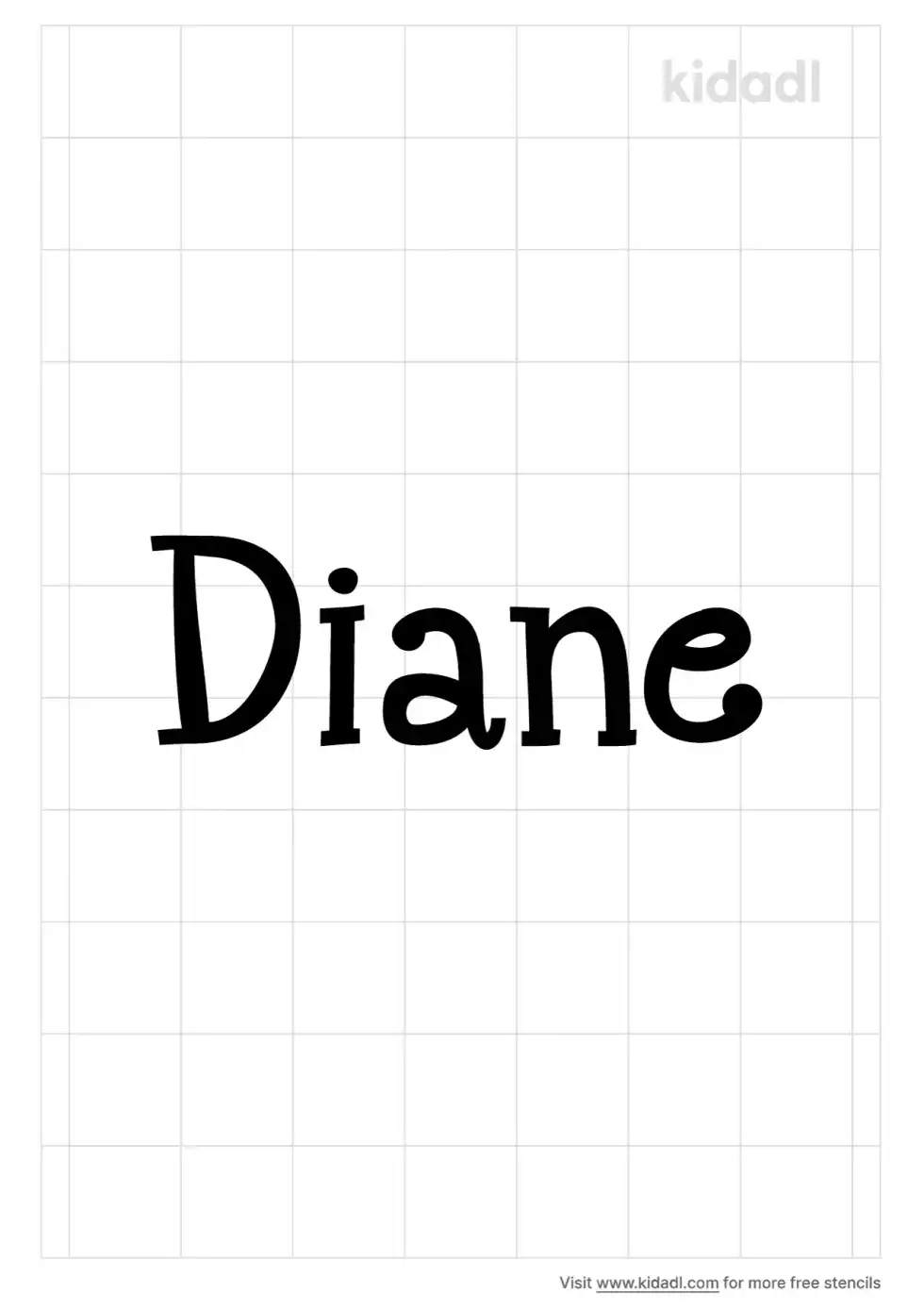Diane Stencil