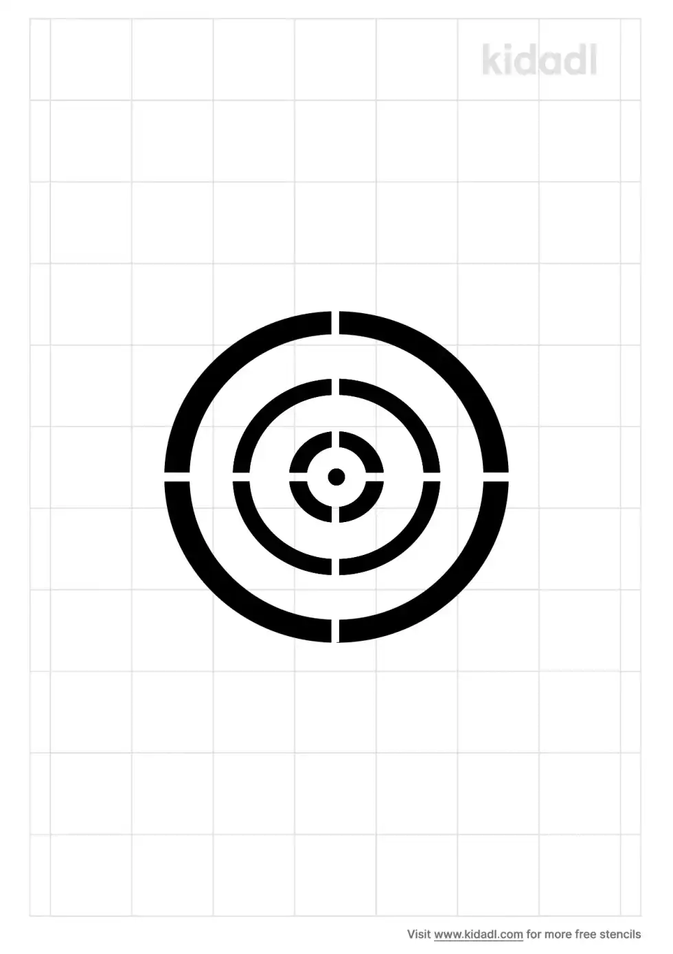 Crosshair Marking Stencil