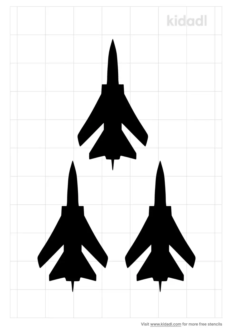 Jets Stencil
