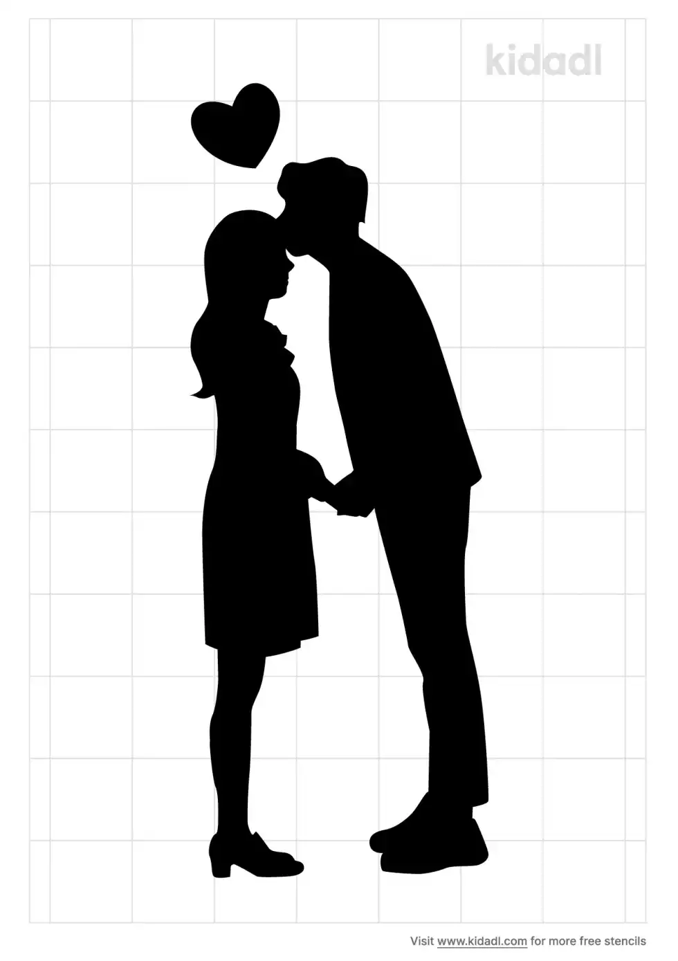 Couple Stencil