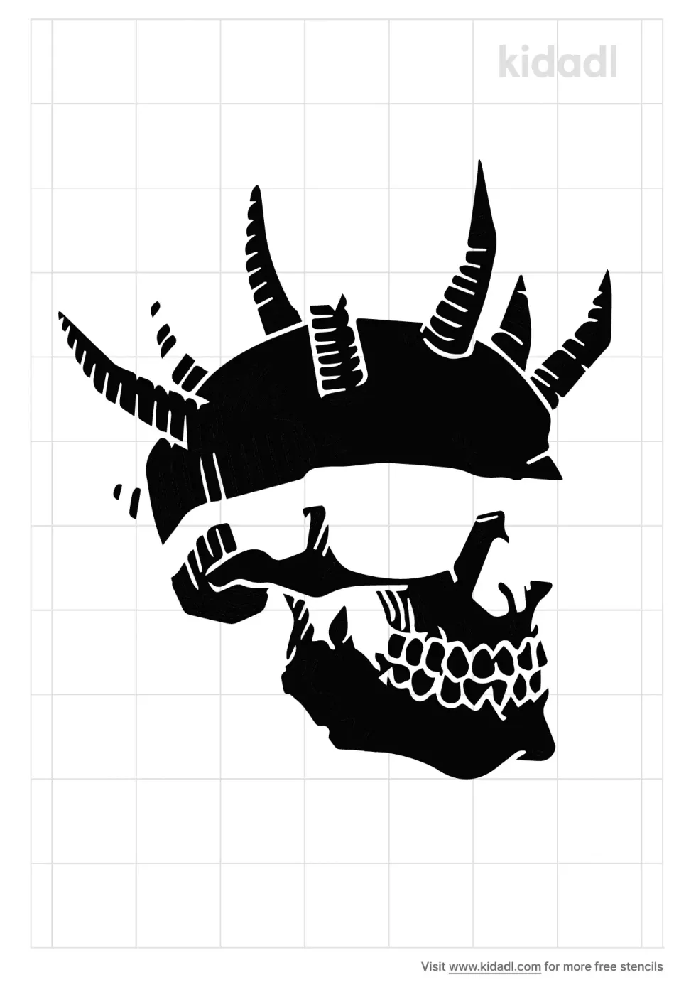 Skull With Horns