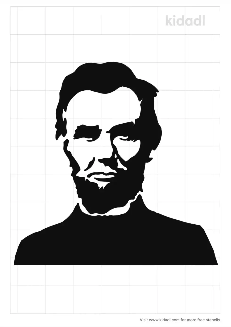 Abe Lincoln Stencil
