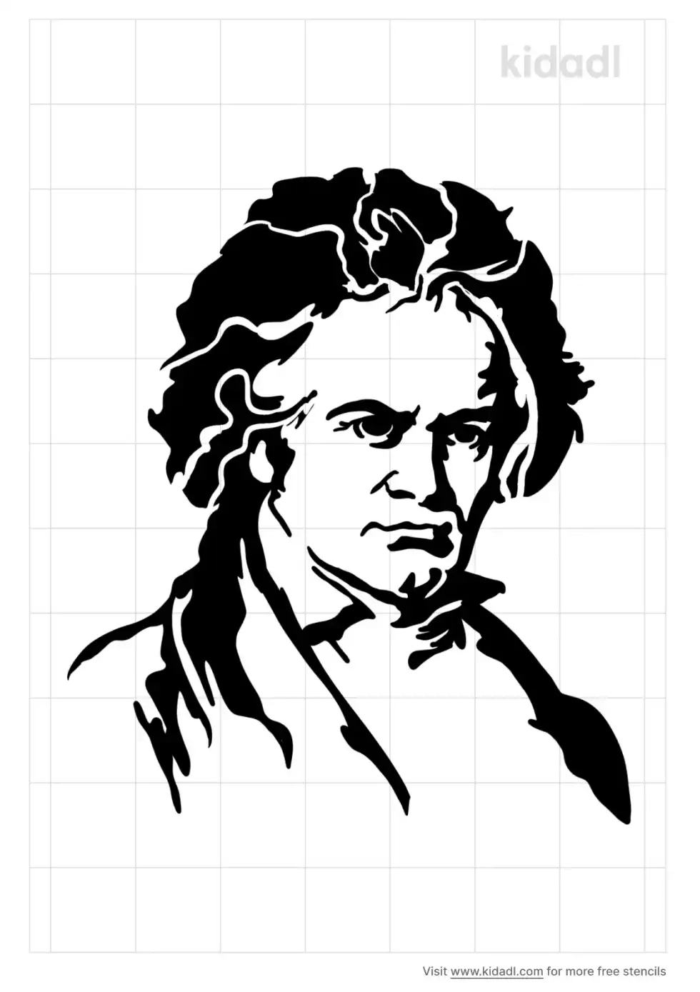 Beethoven Stencil
