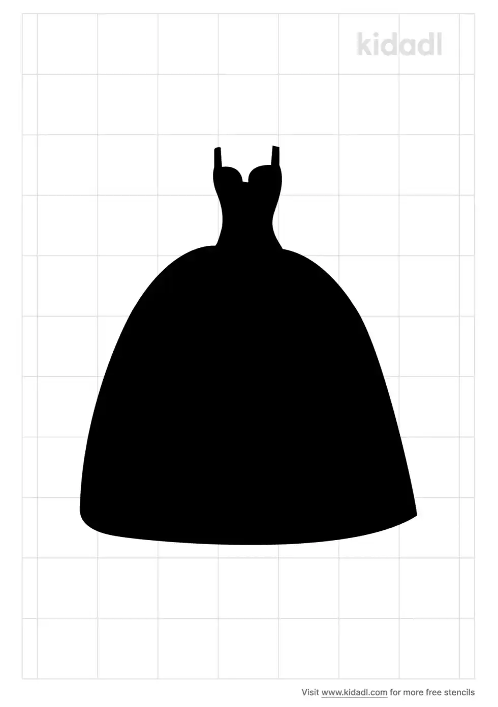 Ballgown Stencil