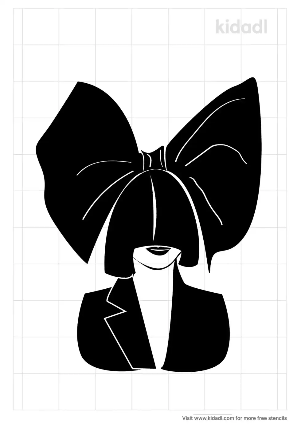 Artists Sia Stencil