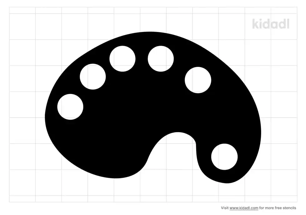 Art Palette Stencil