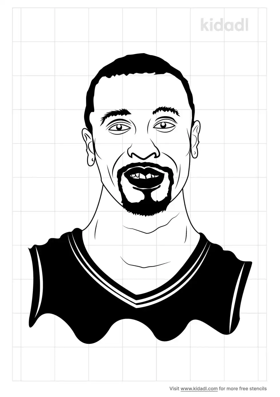 George Hill Stencil