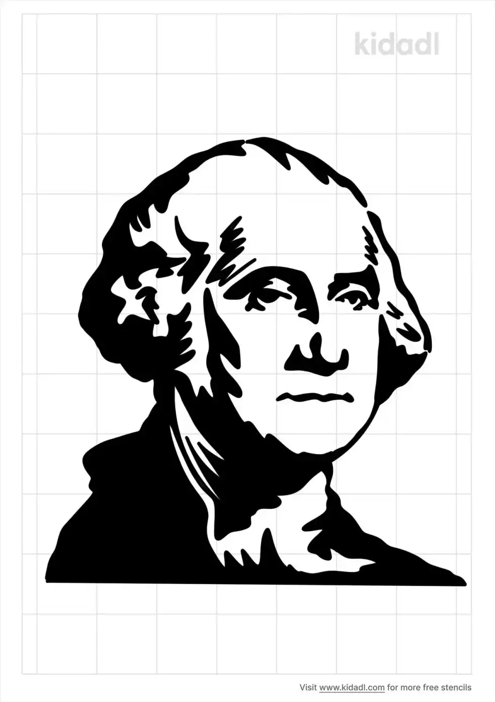 George Washington Stencil