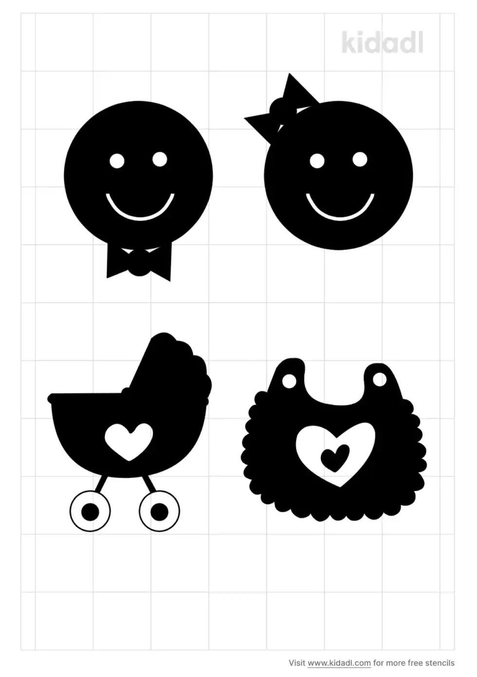 Baby Shower Stencil
