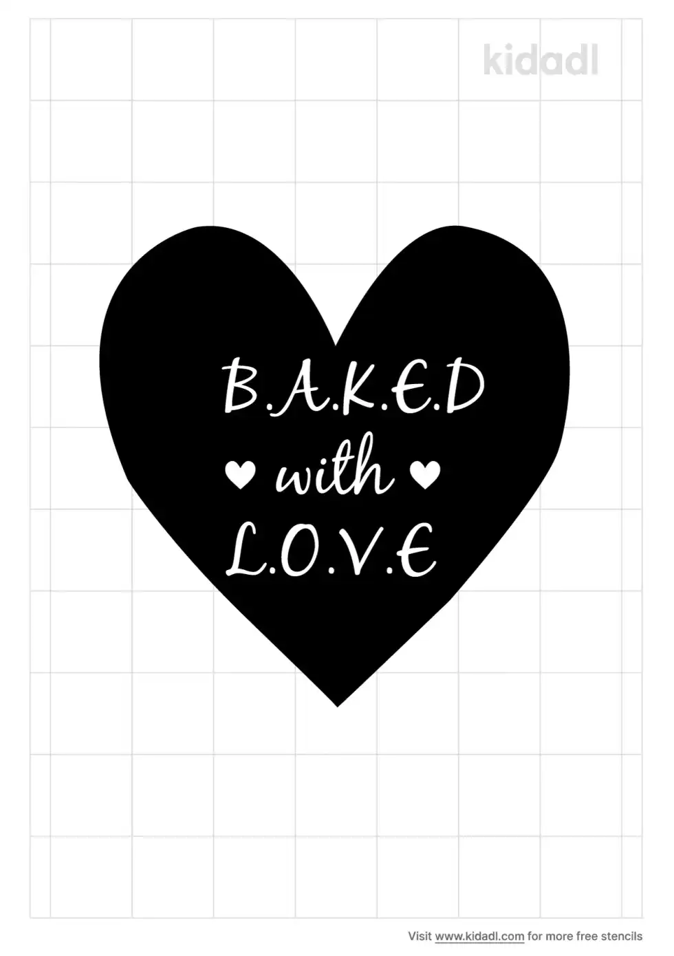 Baked Sign Stencil