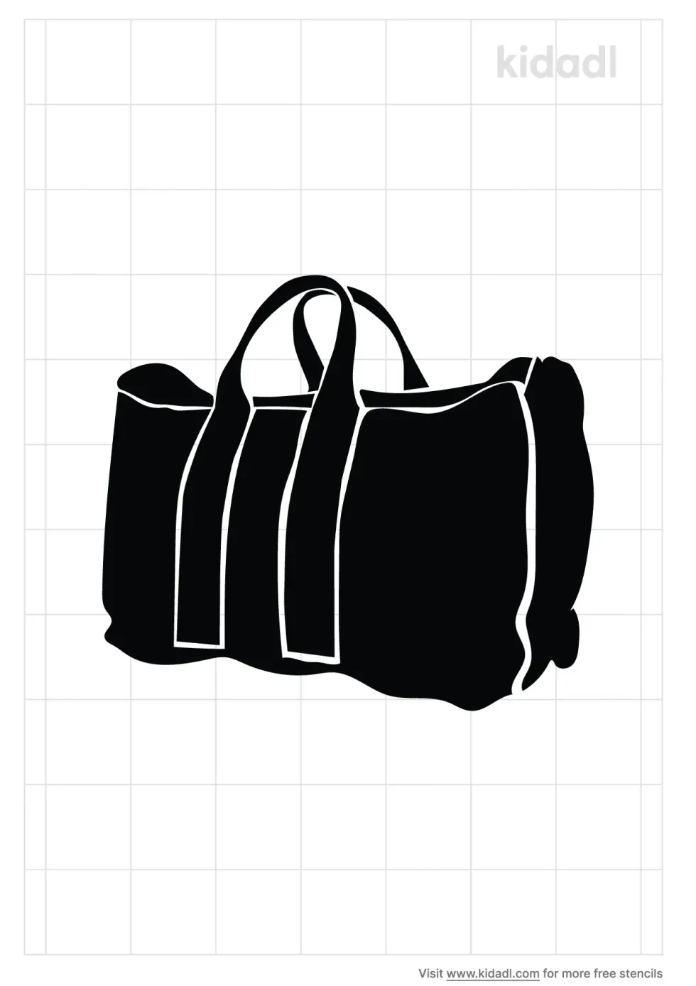 Aviator Kit Bag Stencil