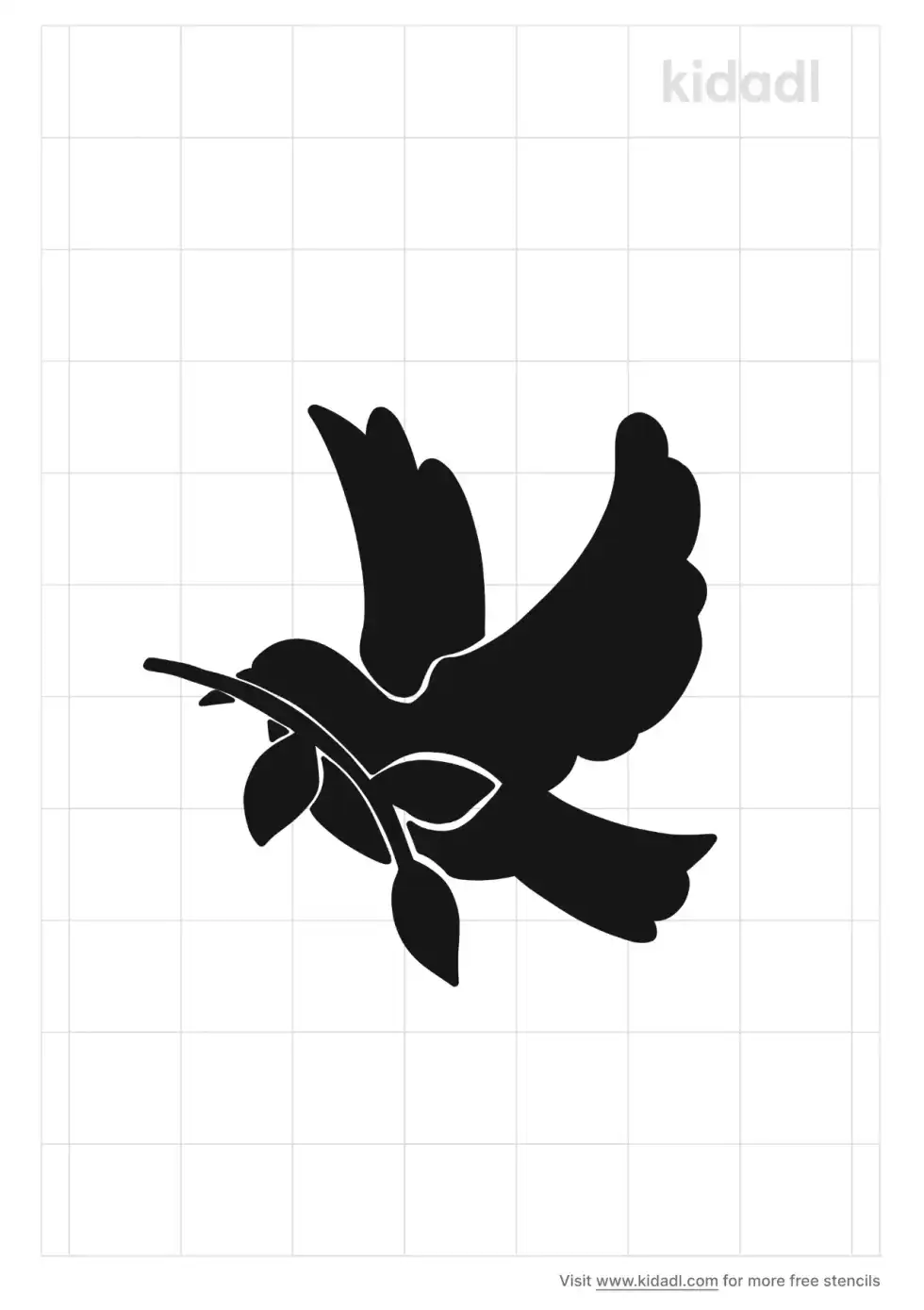 Mourning Dove Stencil