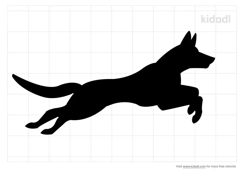 Belgian Malinois Stencil