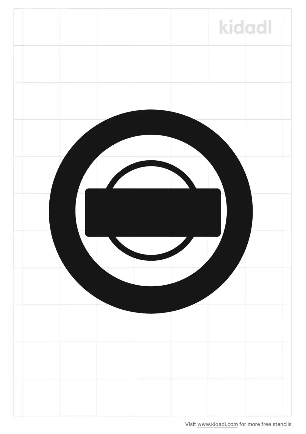 Postcard Stamp Stencil