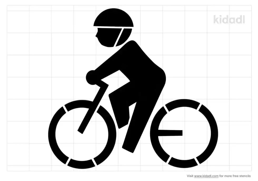 Bicycle Lane Stencil