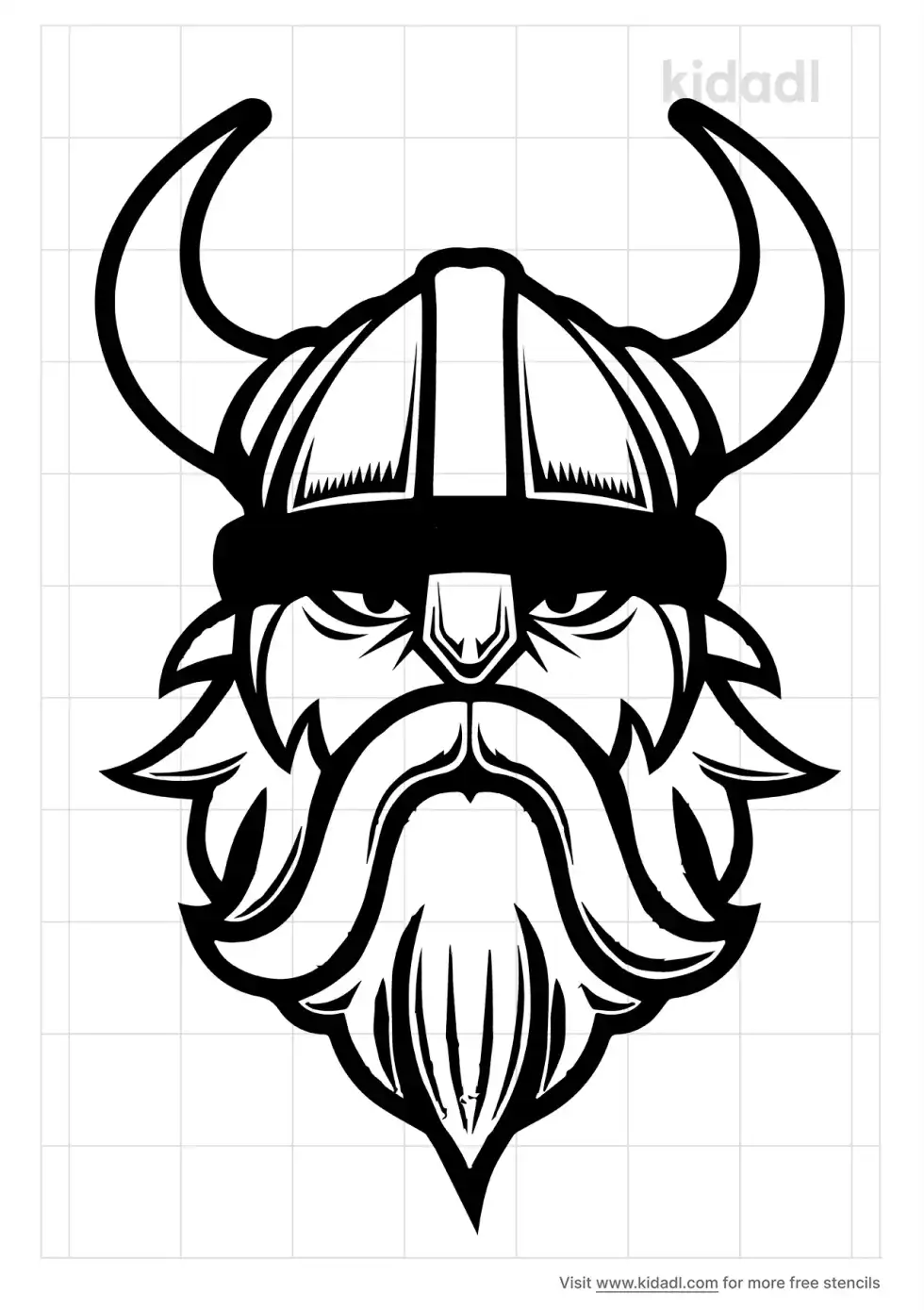 Simple Viking Stencil