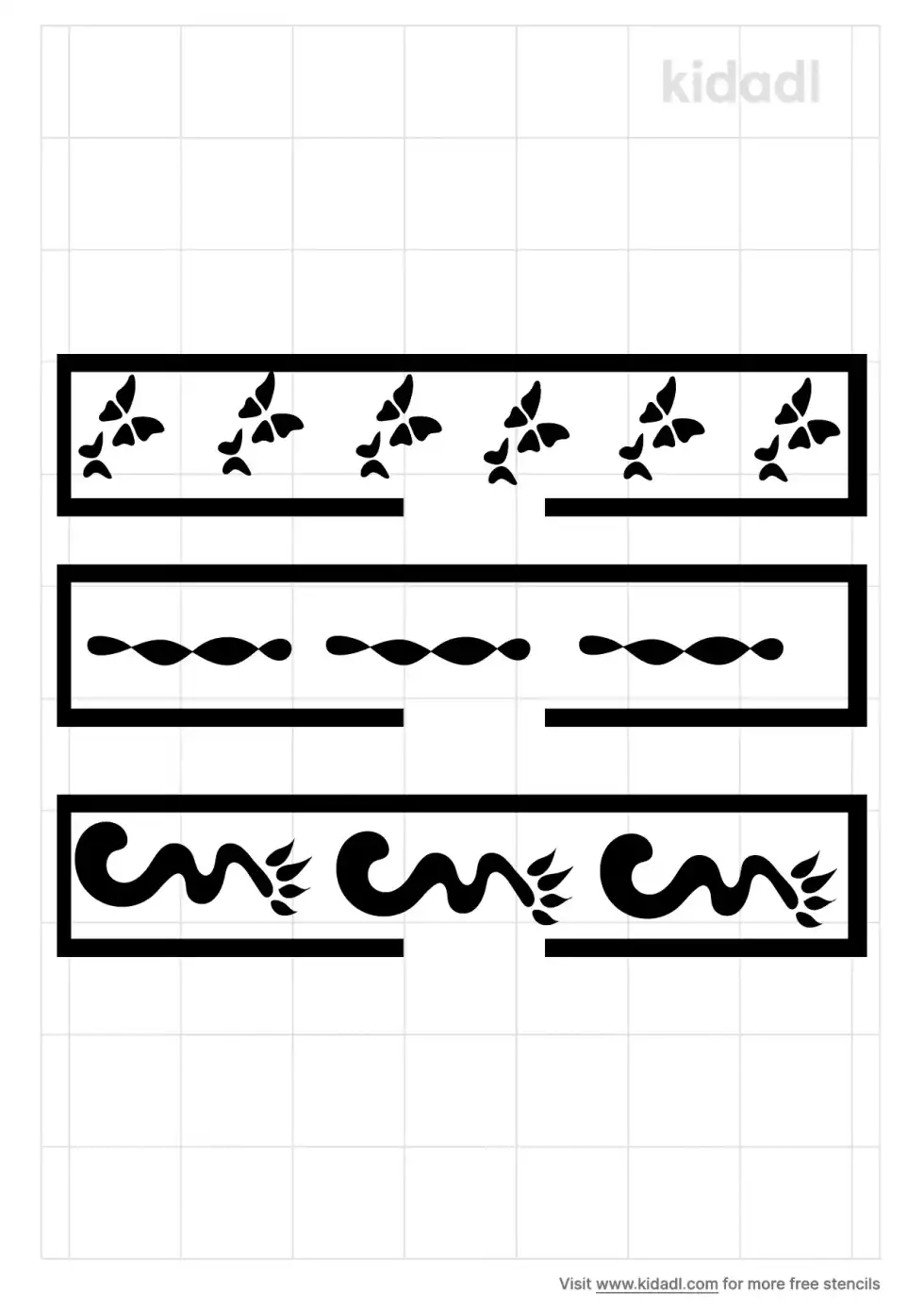 Bands Stencil