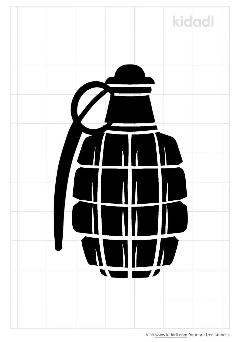 Grenade Stencil