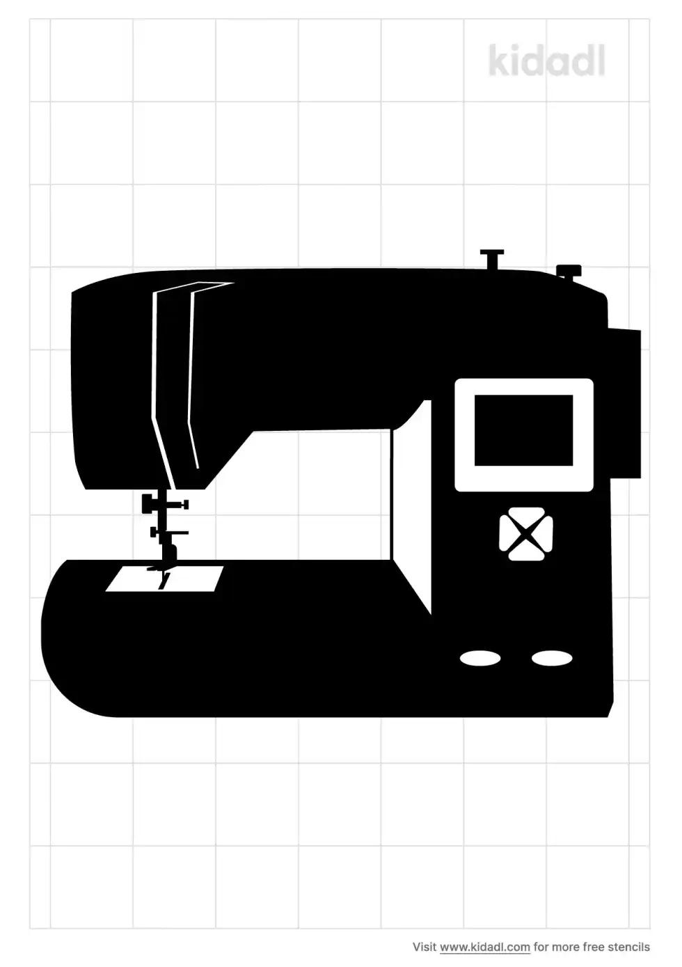 Sewing Machine Stencil